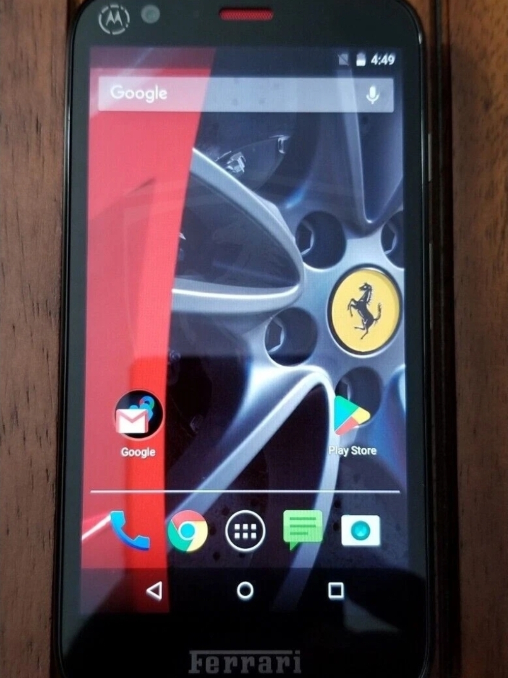 Motorola Moto G 4G 16GB Ferrari Developers Edition Prototype Mexico Exclusive